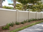 Fencing with Concrete Walls that are Precast for Columbia, South Carolina are Durable and Affordable